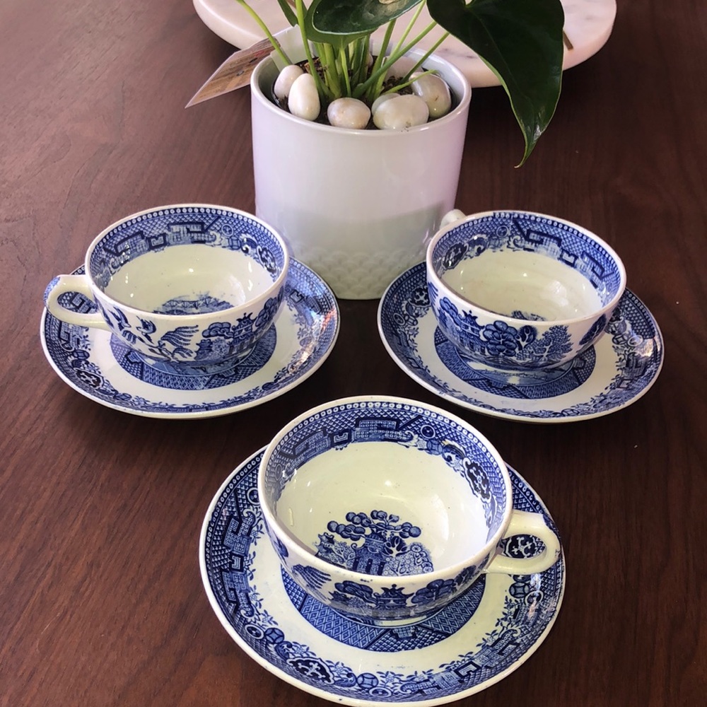 WILLOW ceramic Tea set